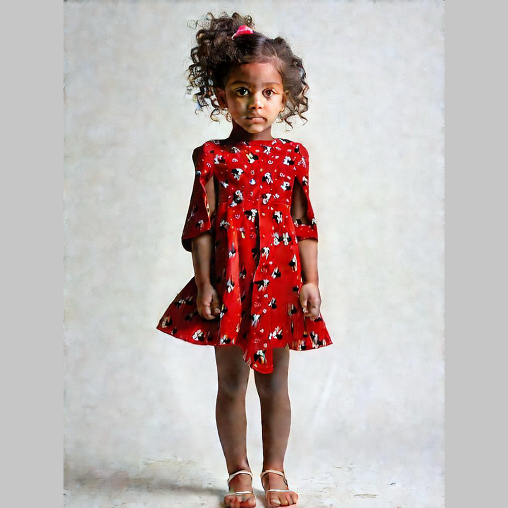 Disney Minnie Mouse Heart Dress, Girls Size 7/8
